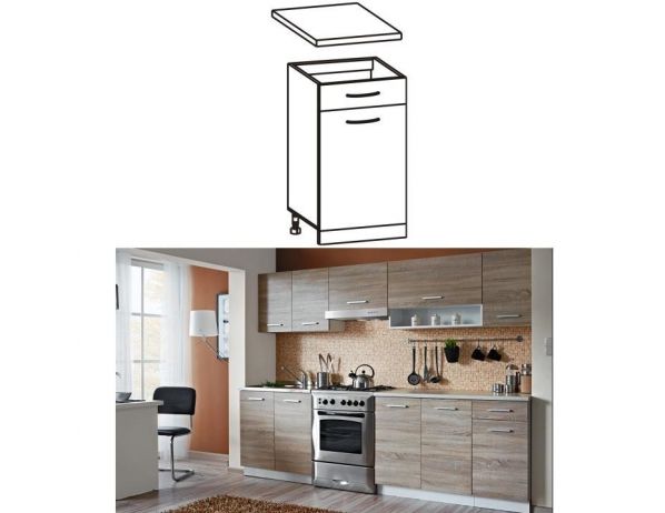 TEMPO KONDELA  CYRA NEW D1S-40 Skříňka do kuchyně