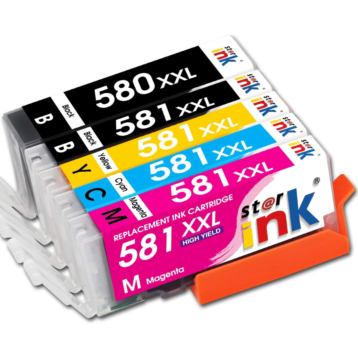 Kompatibilní ToneryNáplně Starink  cartridge Canon PGI-580XXL PBK (Pigmentová černá) Starink