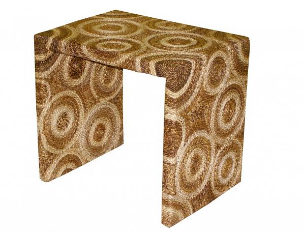 Ratan-klub DION stolek - banánový list Ratan-klub