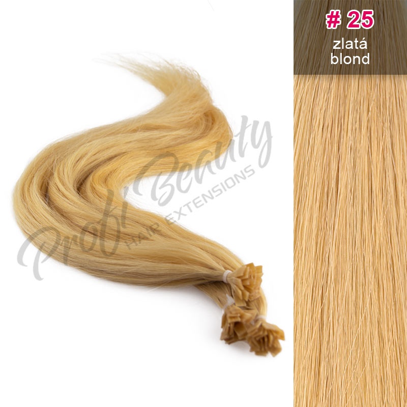 Středoevropské vlasy - barvené - zlatá blond - 25 ProfiBeauty-cz