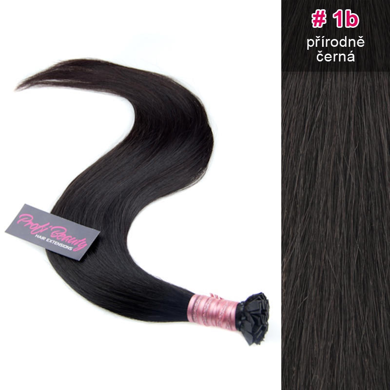 Středoevropské vlasy - přírodně černá - 1B ProfiBeauty-cz