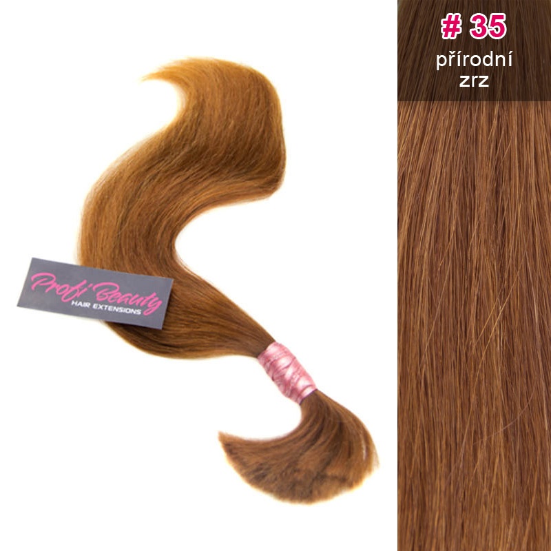 Středoevropské vlasy - přírodní zrz - 35 ProfiBeauty-cz