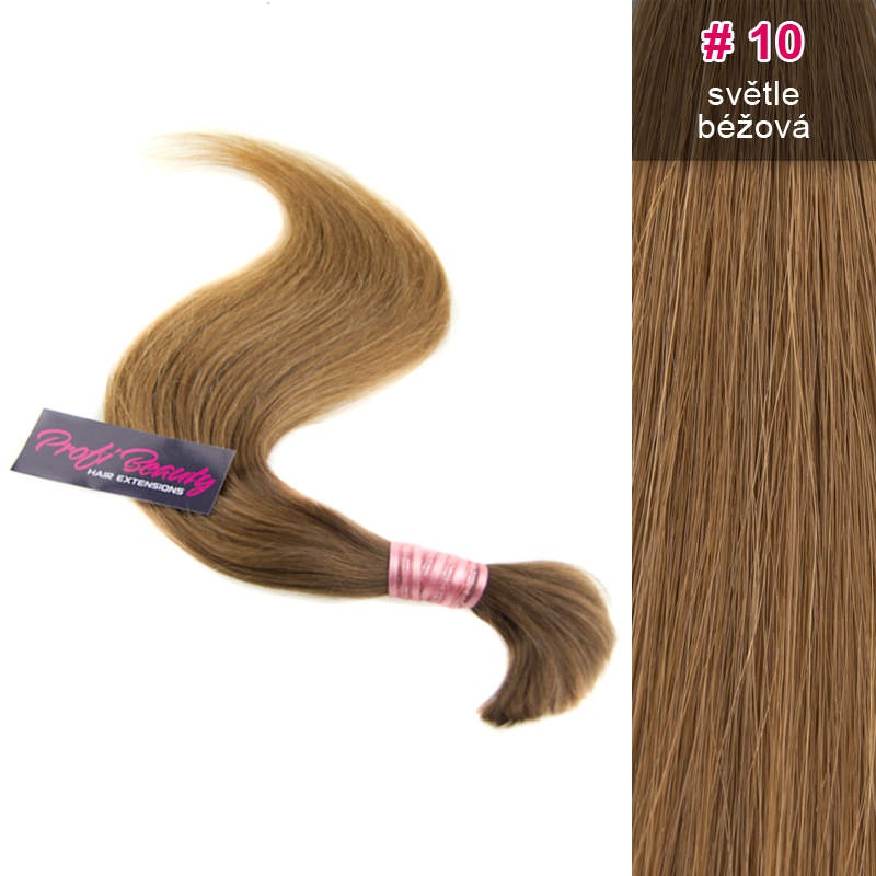 Středoevropské vlasy - světle béžová - 10 ProfiBeauty-cz