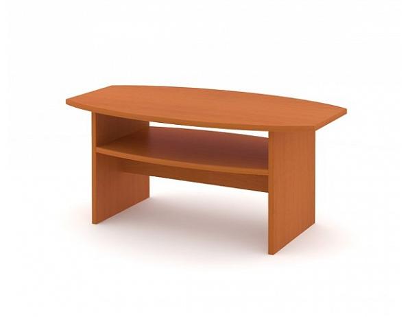 Stůl konferenční s policí - zaoblená deska dlouhá Český nábytek a.s.