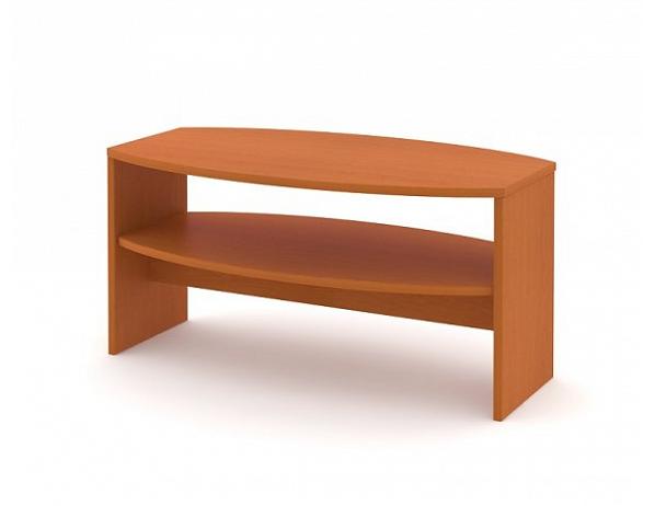 Stůl konferenční s policí - zaoblená deska Český nábytek a.s.