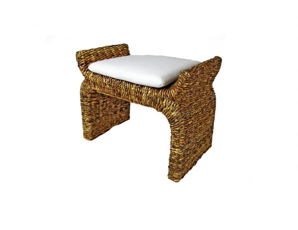 Ratan-klub  taburet S068b GALLA - banánový list Ratan-klub