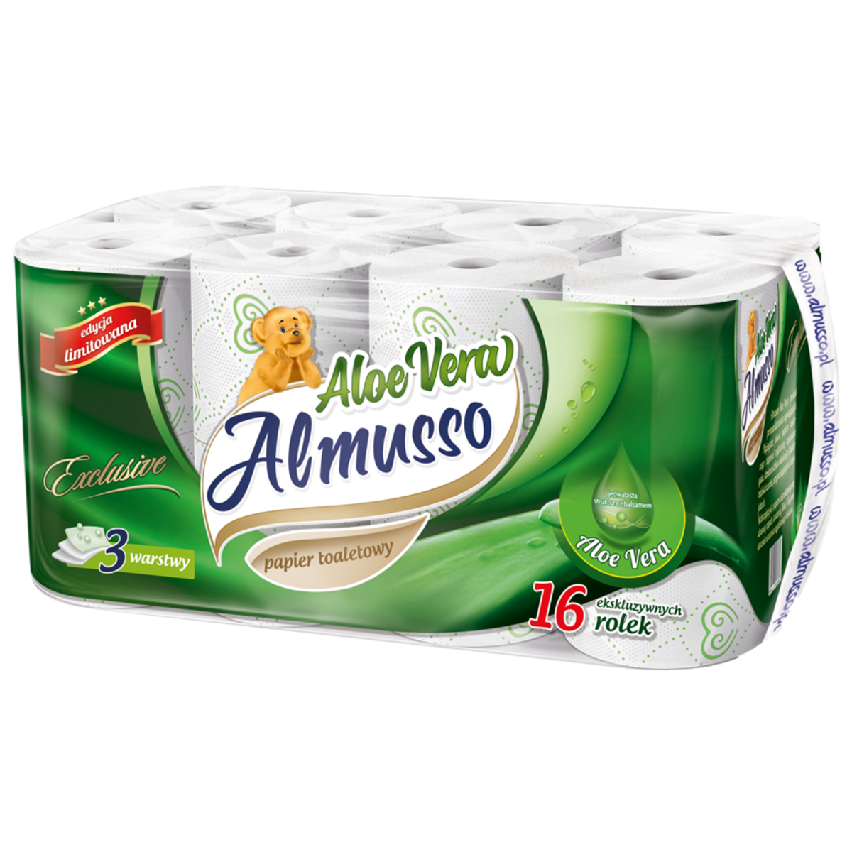 Toaletní papír Almusso Aloe Vera 3vrs.