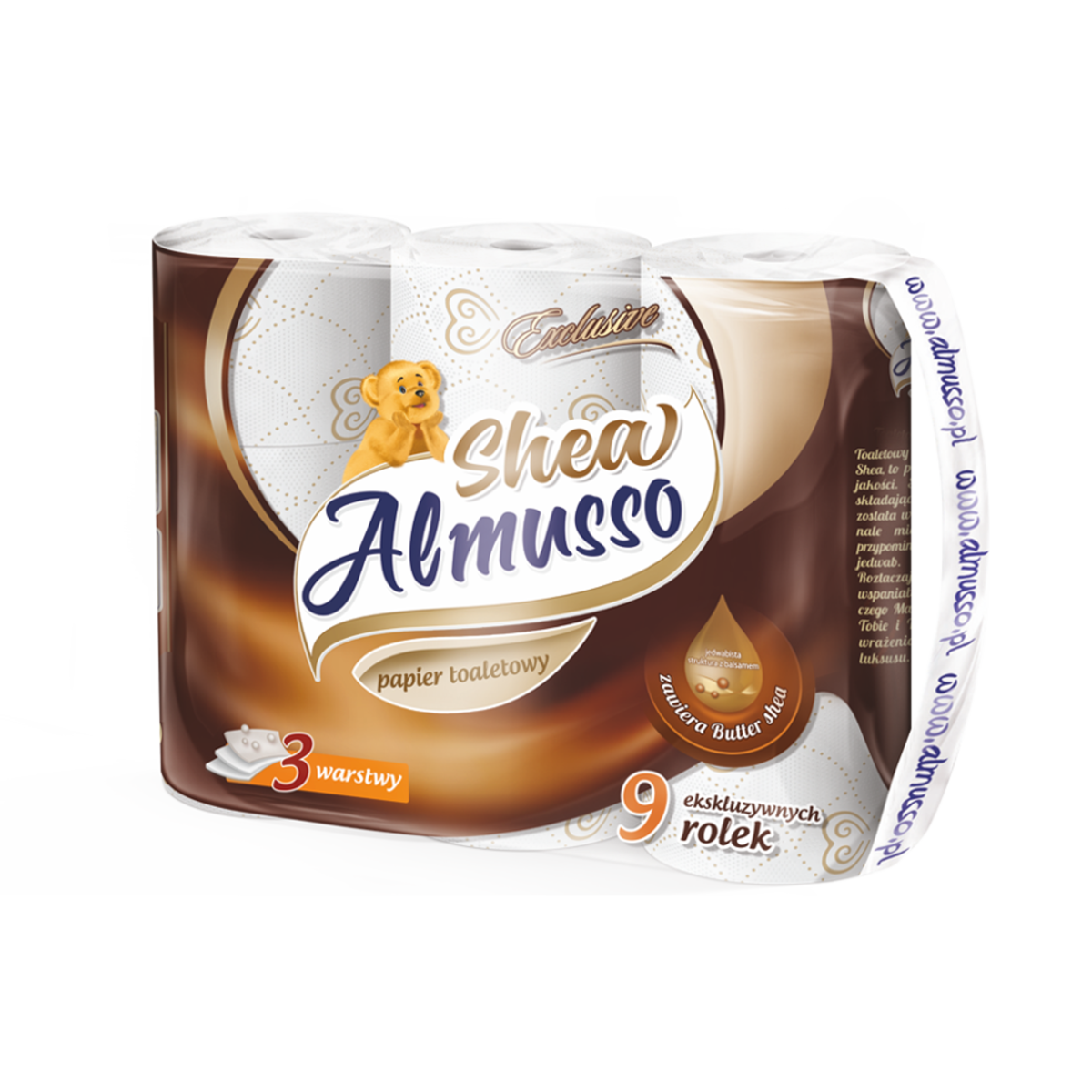 Toaletní papír Almusso Shea 3vrs.