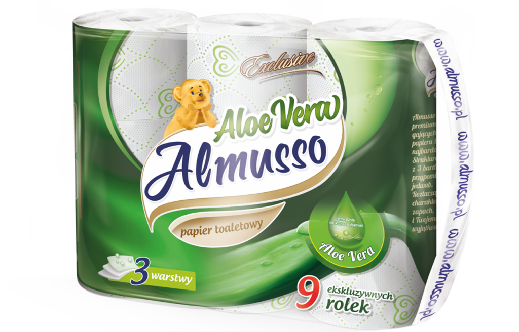 Toaletní papír Almusso Aloe Vera 3vrs.