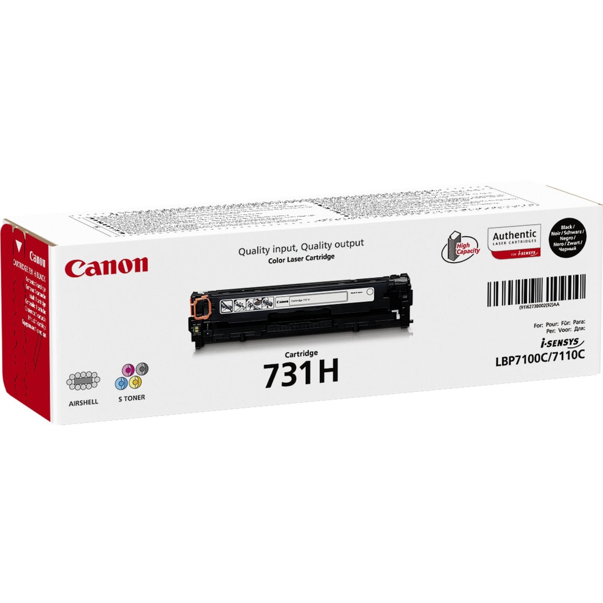 Toner Canon CRG-731HBk