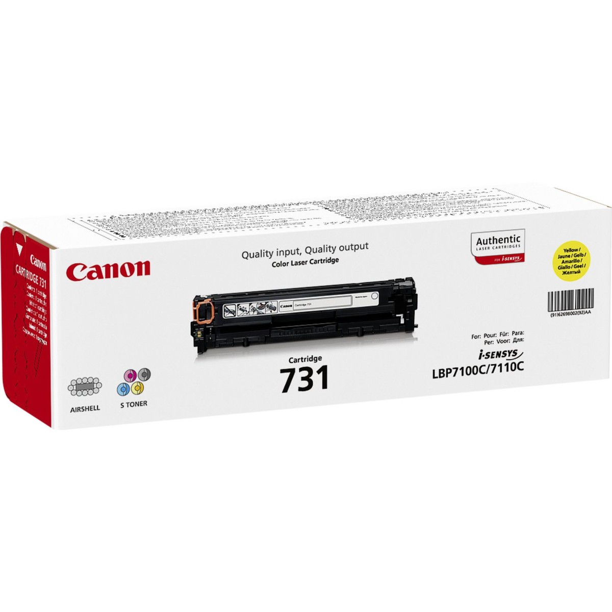 Toner Canon CRG-731Y