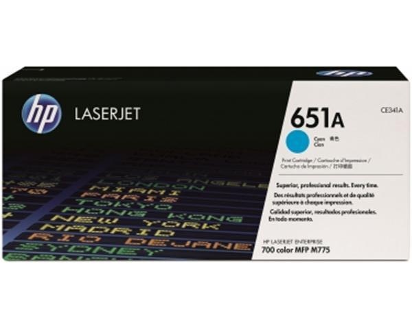 Toner HP č.651A - CE341A (Azurový) Tonery Náplně