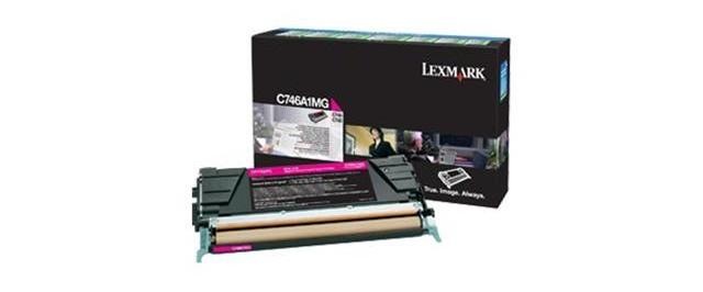 Toner Lexmark C746A1MG (Purpurový) Tonery Náplně