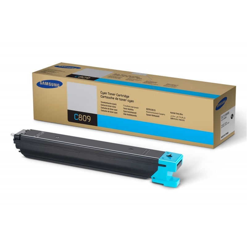 Toner Samsung CLT-C809S - originální (Azurový) Samsung