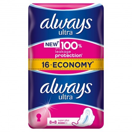 Hygienické vložky Always ultra duo super 16ks/bal. Papermax-cz