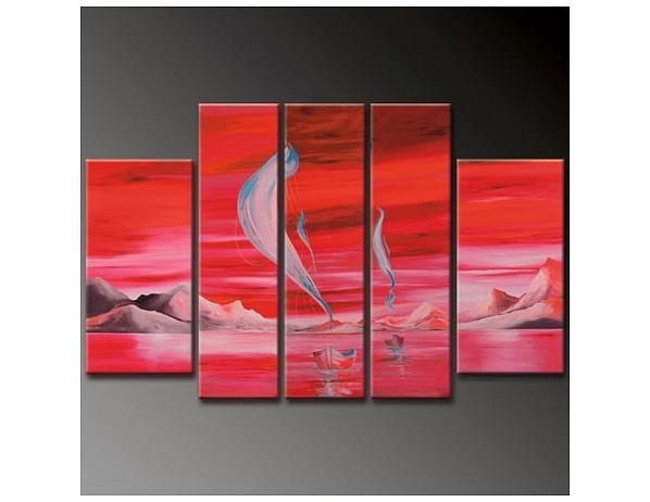 Vícedílné obrazy - Plavba jitrem 100PA