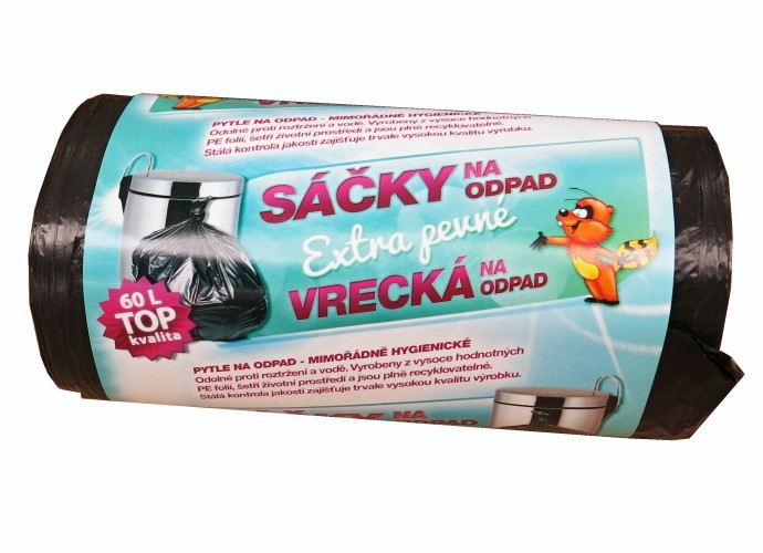 Sáček do koše HDPE na odpad 60L TOP Kvalita