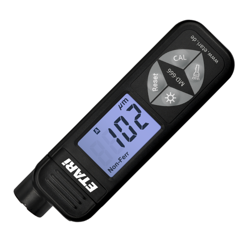 Měřidlo tloušťky povlaků MD 666 (Tloušťkoměr barvy a laku)