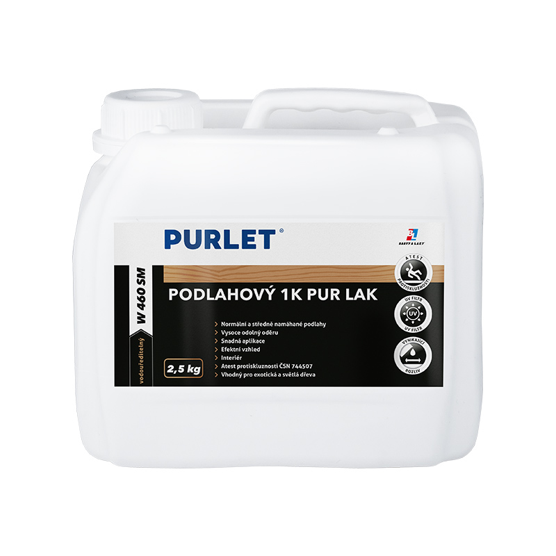 PURLET W460 podlahový lak SM polomat 5kg Distrimo-cz