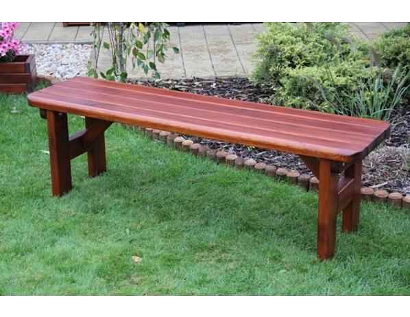 Zahradní lavice Rovná bez opěrky Zahradní nábytek – Michal Liška