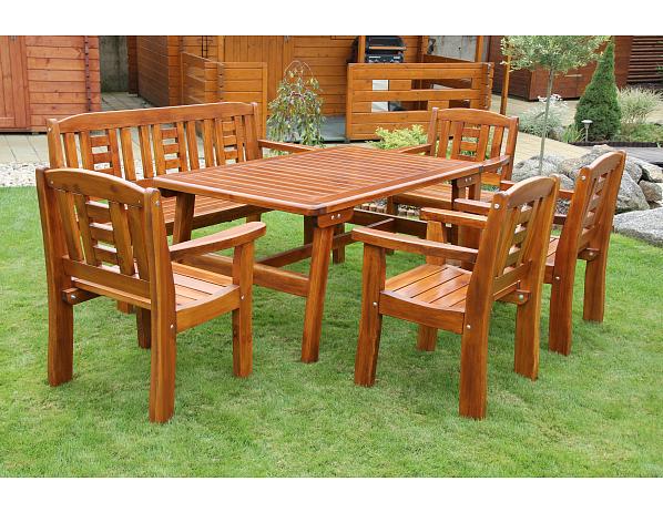 Zahradní sestava Gold - velká Zahradní nábytek – Michal Liška