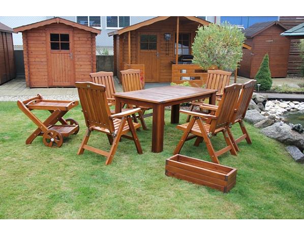 Zahradní sestava Mevan s doplňky Zahradní nábytek – Michal Liška