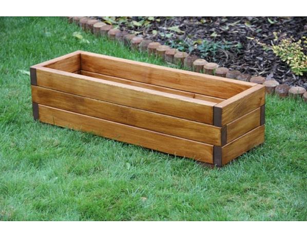 Dřevěný zahradní květináč malý Zahradní nábytek – Michal Liška