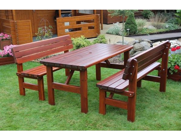 LIŠKA Zahradní sestava Rovná Zahradní nábytek – Michal Liška