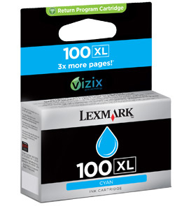Zásobník Lexmark č.100XL - 14N1069 (Azurový) Tonery Náplně