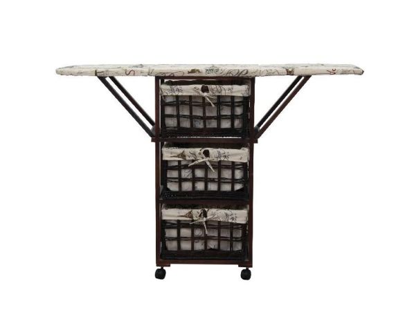 TEMPO KONDELA  Žehlicí prkno s košíky BOND 2