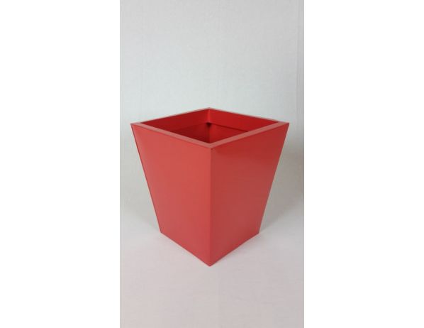 Ratan-klub  Zinkový květináč - červený Ratan-klub