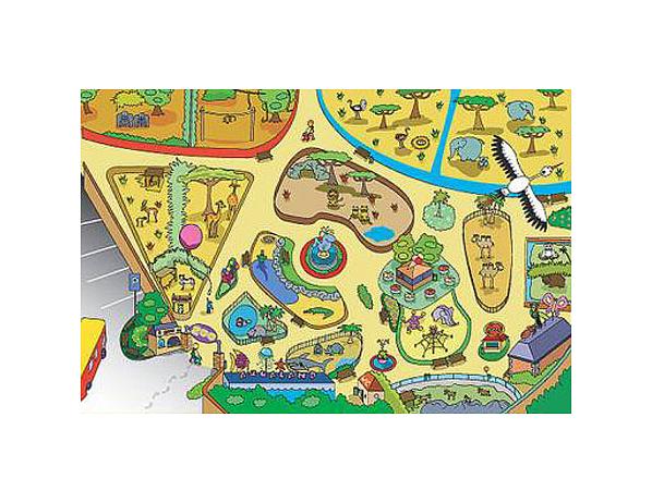 Forliving ZOO hrací koberec 100x150cm VOPI s.r.o.