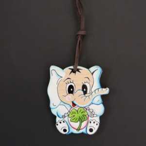 AMADEA Přívěsek na krk slon 4 cm Bedario-cz