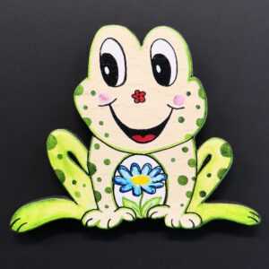 AMADEA Magnet žába 6 cm Bedario-cz