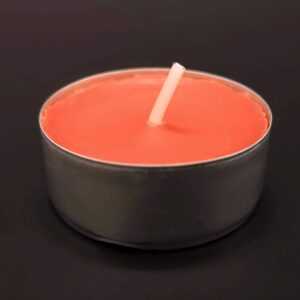 AMADEA Čajová svíčka červená Bedario-cz