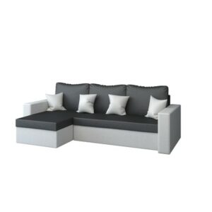 Rohová rozkladacia sedacia súprava z eko-kože PAUL Signal-nabytek