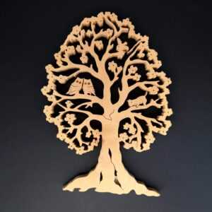 AMADEA Dřevěný strom se sovami