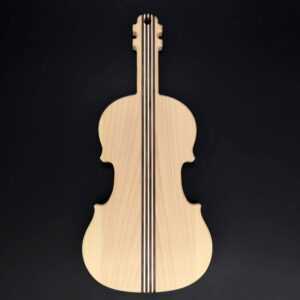 AMADEA Dřevěné prkénko ve tvaru houslí