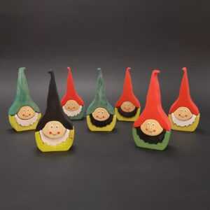 AMADEA Puzle trpaslík barevný 10 cm - mix barev Bedario-cz