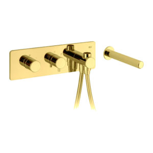 Alpi Allen - Vaňová termostatická podomietková batéria s dvoma vývodmi