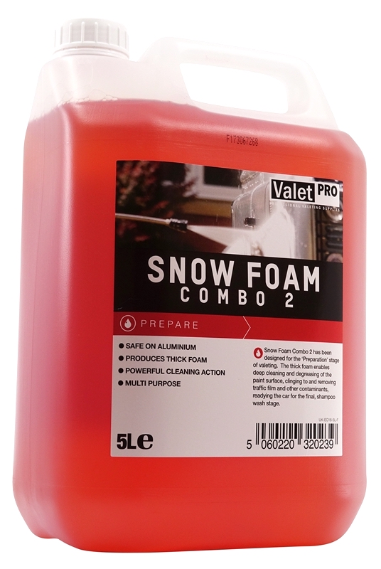 Alkalická aktivní pěna ValetPRO Snow Foam Combo 2 (5 L)ValetPRO