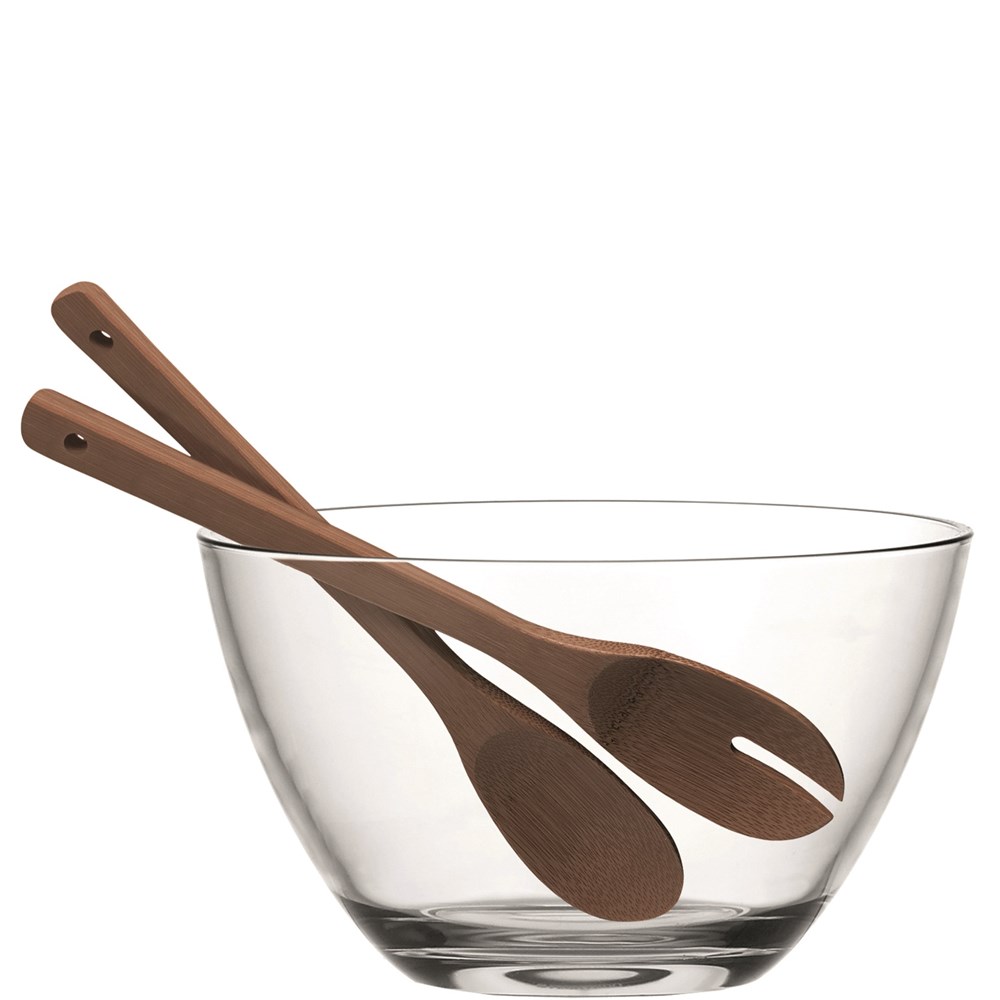 Leonardo SET mísa 24 cm + salátový příbor Leonardo