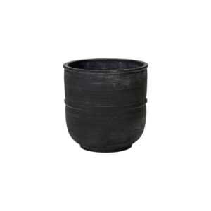 House Doctor Květináč GROUND betonový 28 cm černý House Doctor