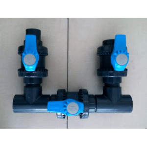 Vagnerpool Bypass obtok s ventily 50mm neslepený s ventily EasyfitVagnerpool