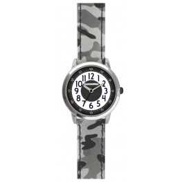 Svítící šedé chlapecké hodinky CLOCKODILE ARMY CWB0032CLOCKODILE