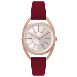 Vínové dámské hodinky MINET ICON PLUM PASSION MWL5074Minet