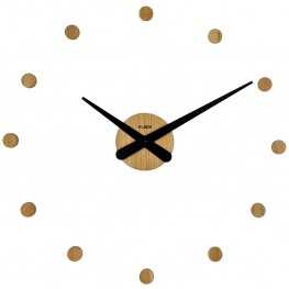 Nalepovací dubové hodiny české výroby KUBRi 0012KUBRi