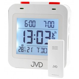 JVD RB3552.1 - Budík řízený signálem se dvěma budícími časy a jednoduchým ovládánímJVD