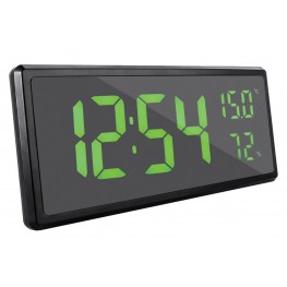 JVD DH308.2 - Stále svítící digitální hodiny s vynikající čitelností a měřením teploty a vlhkostiJVD