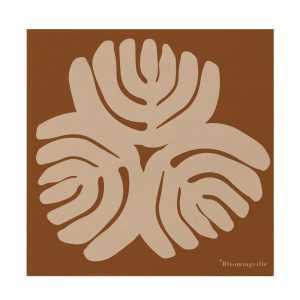 Bloomingville Ubrousky Gritt hnědé BAL/20ks Bloomingville